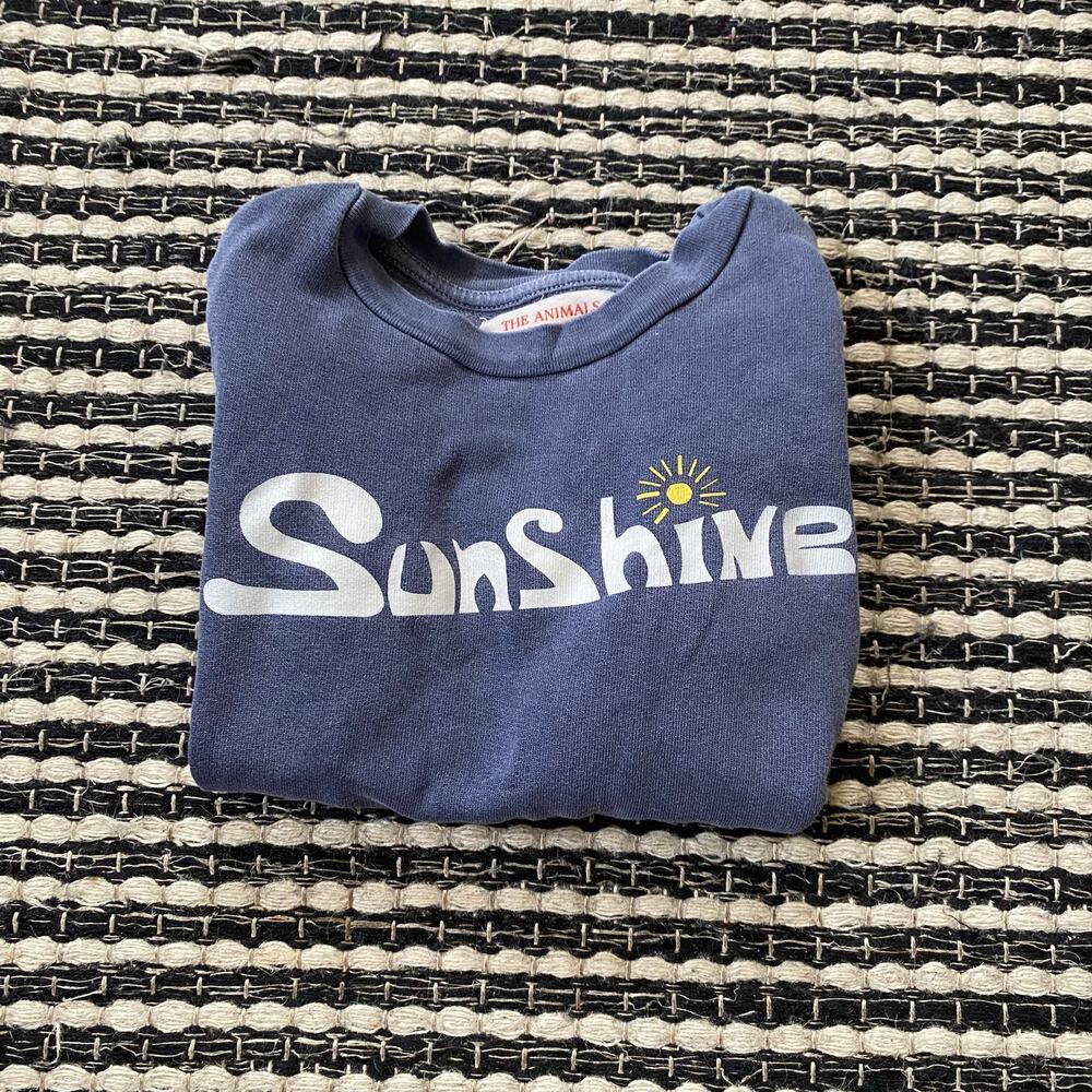 🌿The Animal Obvservatory Toddlers Blue Sunshine Cotton Sweatshirt 4